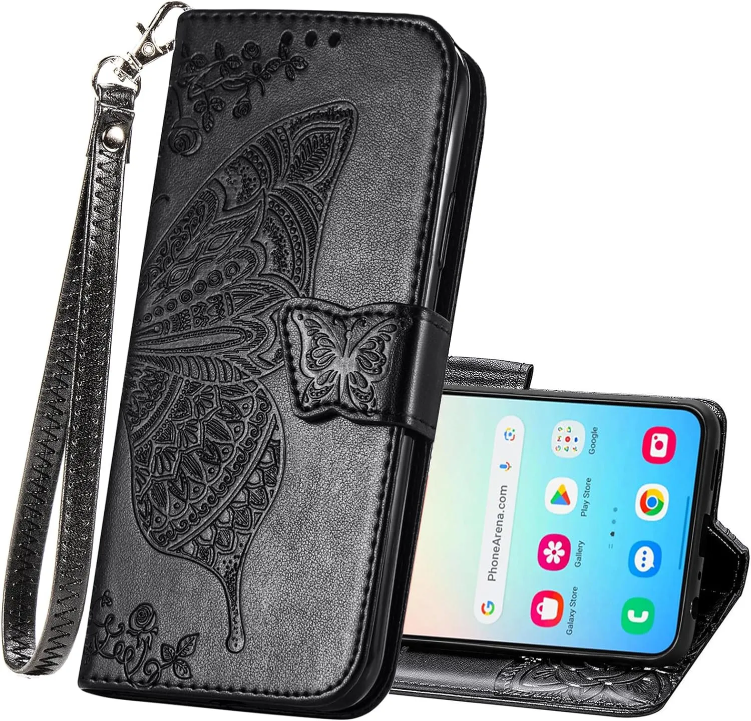 Samsung Galaxy S24 Ultra Women Flip Folio PU Leather Protective Case