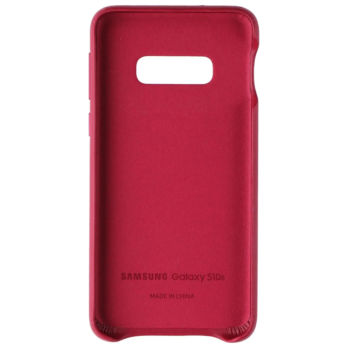 Samsung Official Leather Cover for Samsung Galaxy S10e - Red