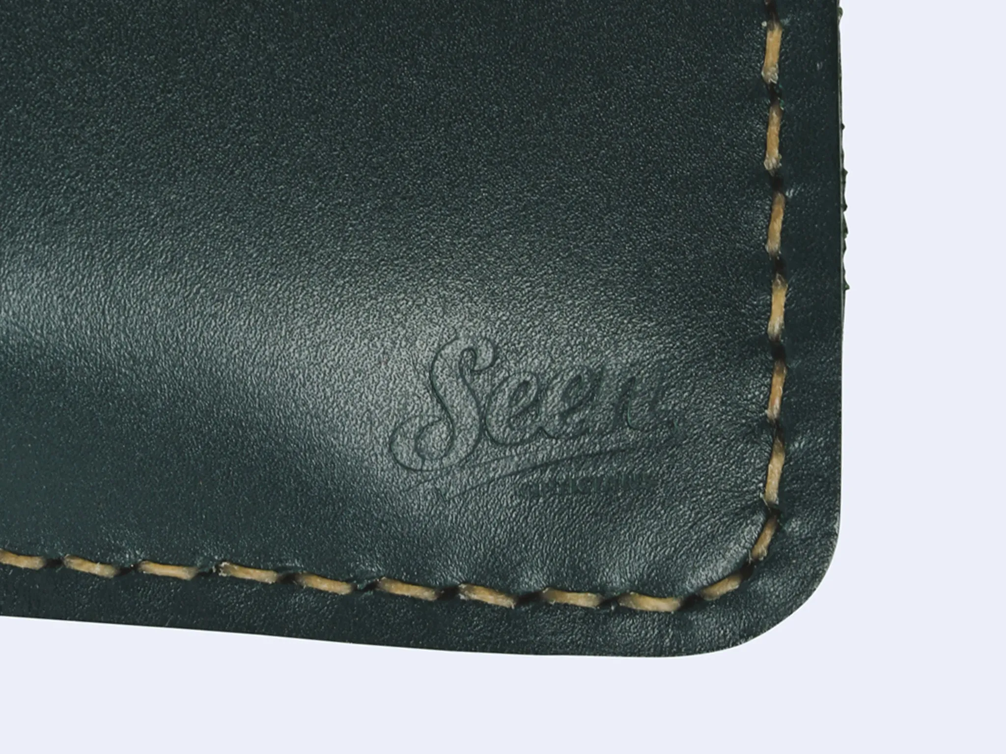 Seen Handmade Leather Slip Case (Dark Green)