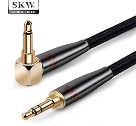 SKW AUX 3.5mm Jack Cable Male To Male For Soundbox Headphone Smartphone iPad Laptop MP3 CD Car