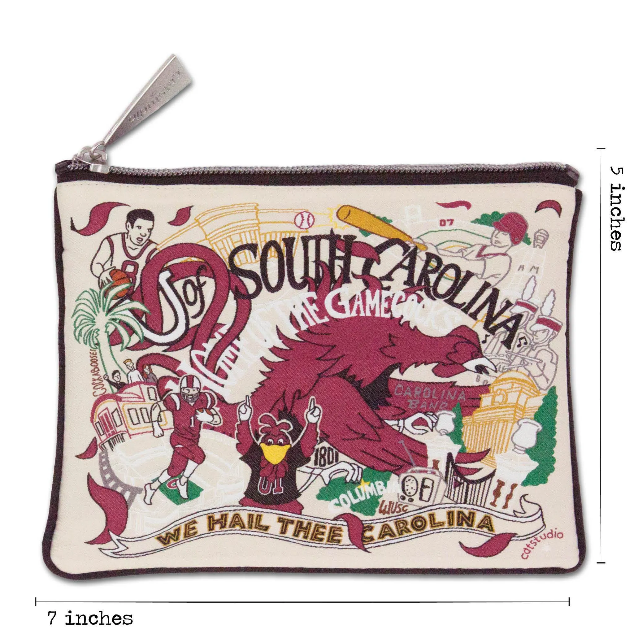 South Carolina, University of Collegiate Zip Pouch