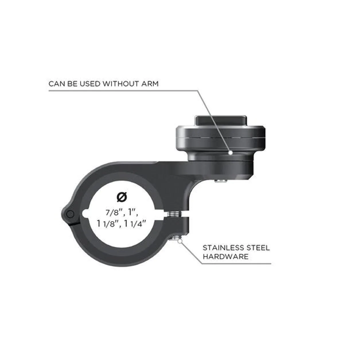 SP Connect Moto Mount Pro Black