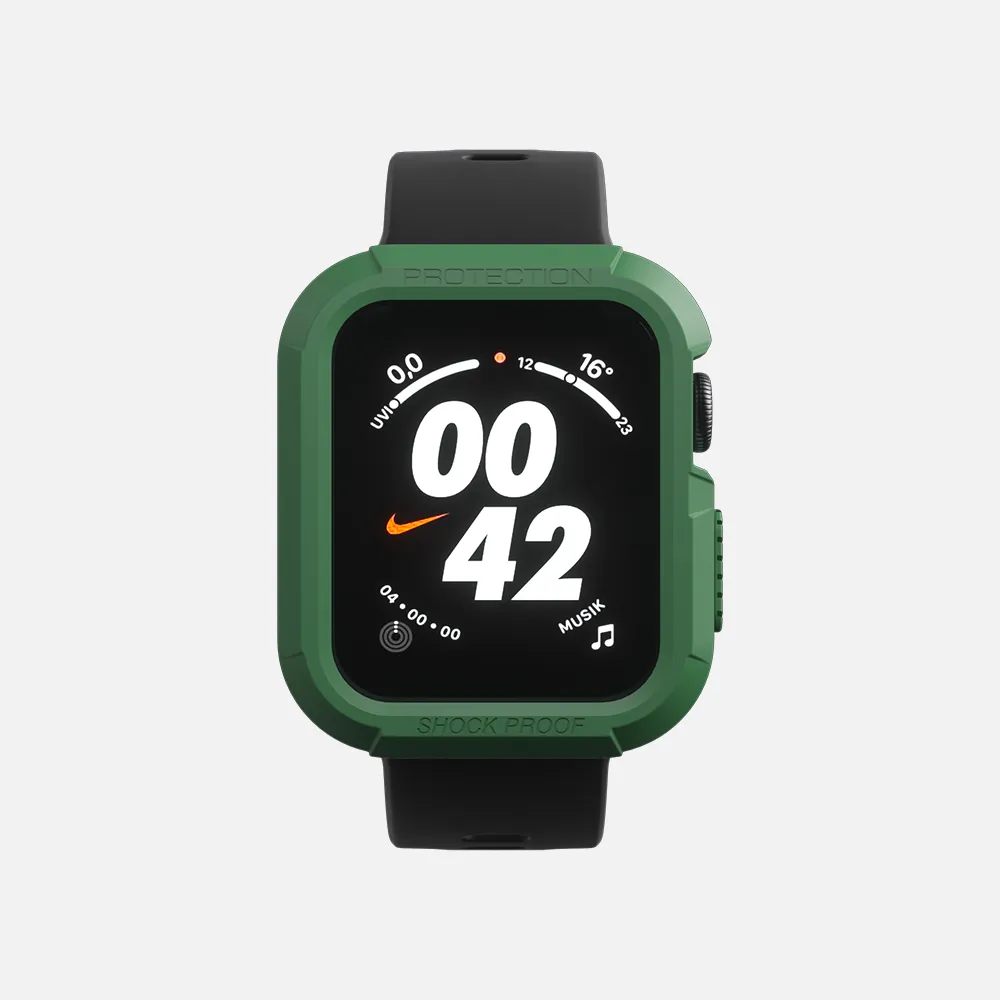 Sporty Case for Apple Watch - 42/44/45 - Green