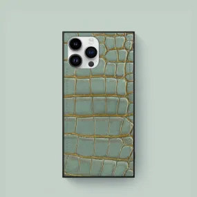 Square Case Bayou Green For iPhone 16 Pro In Alligator