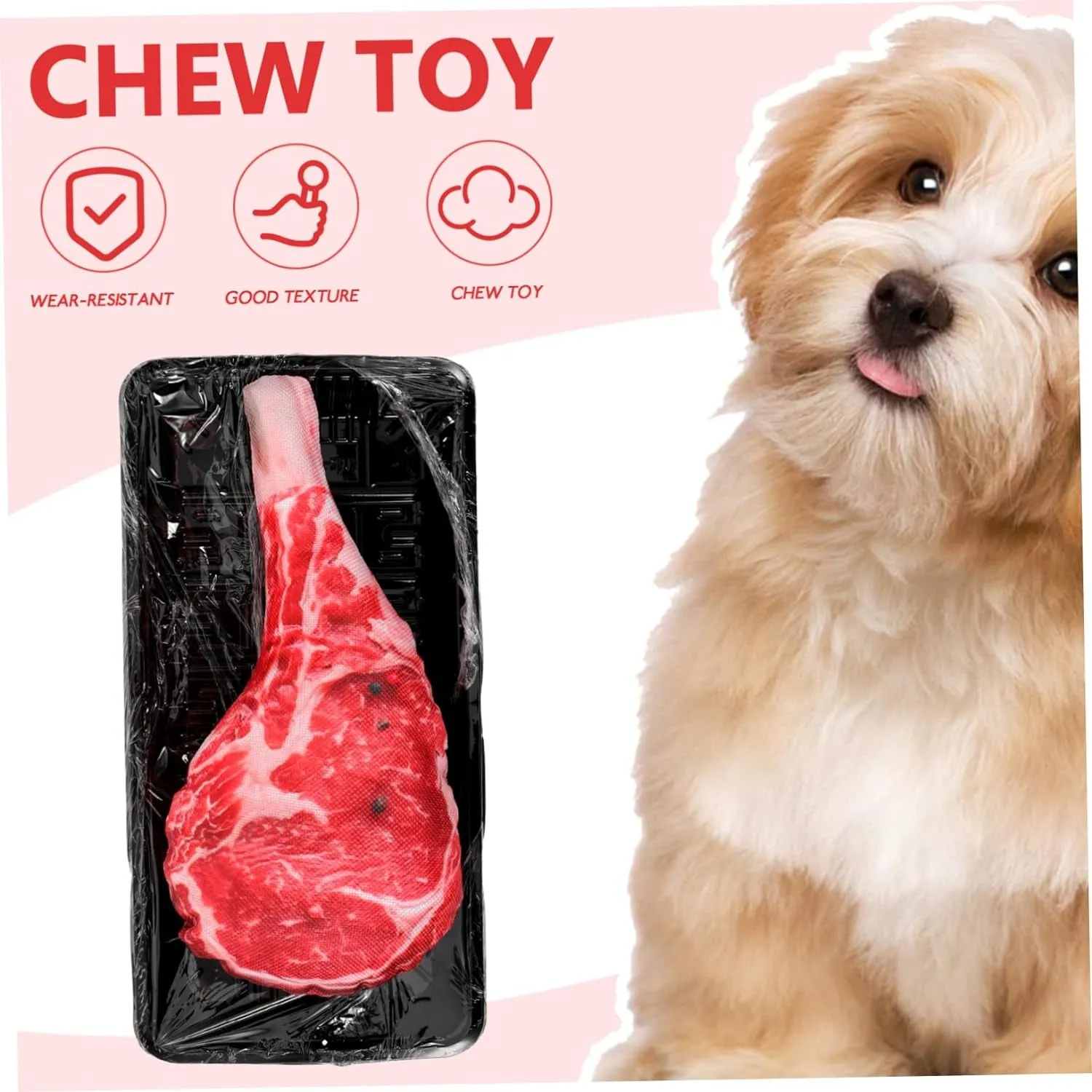 Squeaky Pig Dog Toothbrush Toy