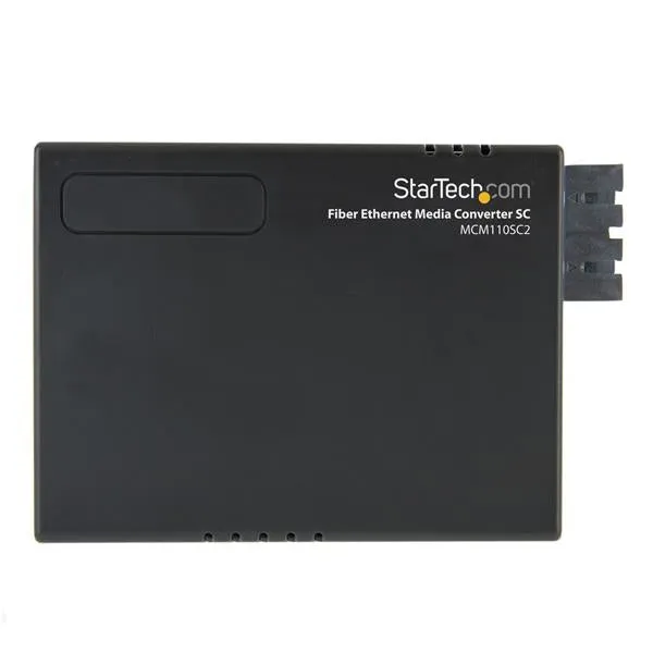 Startech.Com Multi Mode Fiber Ethernet Media Converter Mcm110sc2 - Rj45 / Sc