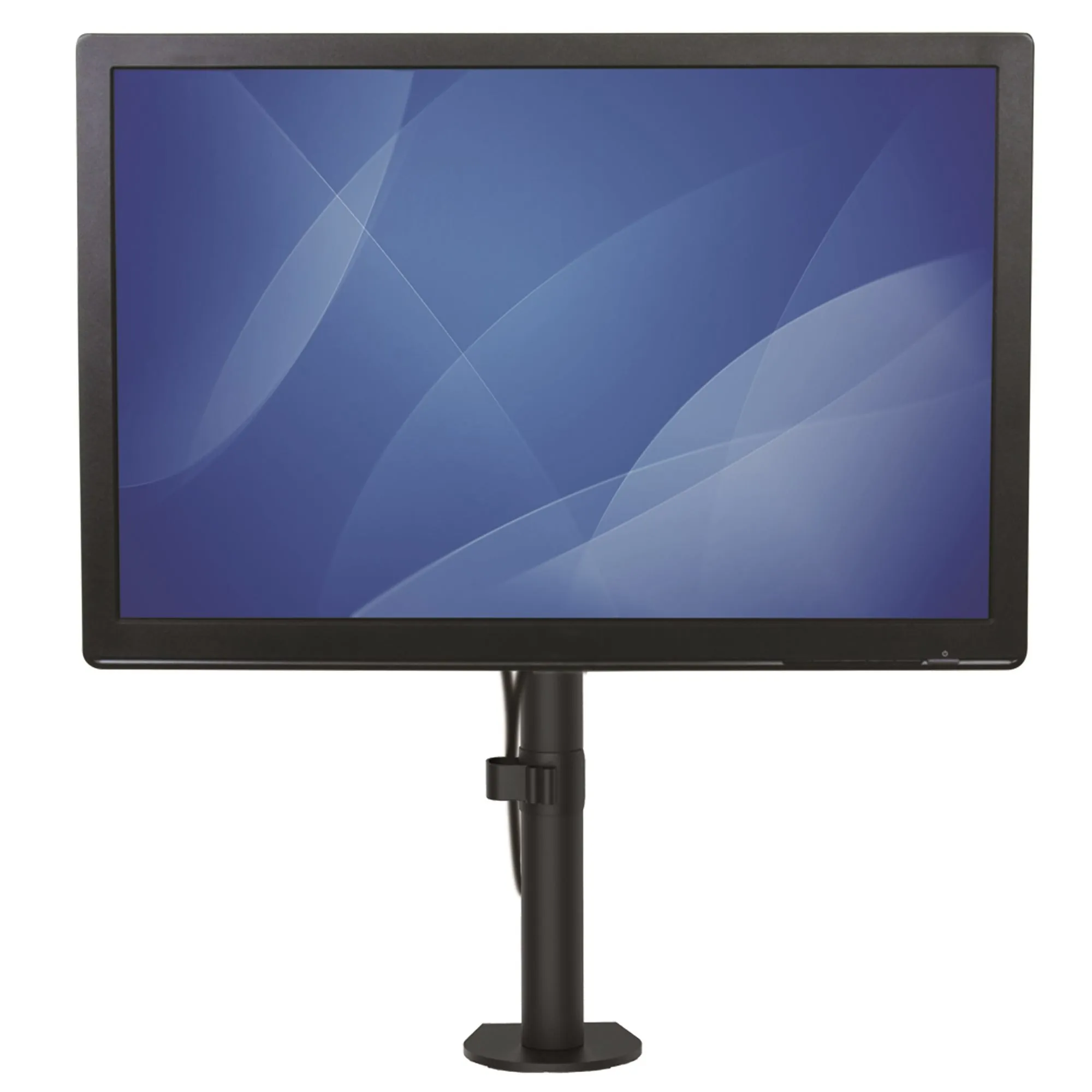 Startech.Com Single Monitor Desk Mount, Single Screen Heavy Duty Pole Mount For Up To 8Kg Vesa Compatible Displays, Ergo