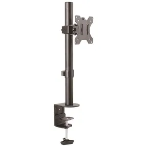 Startech.Com Single Monitor Desk Mount, Single Screen Heavy Duty Pole Mount For Up To 8Kg Vesa Compatible Displays, Ergo