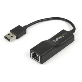 StarTech.com USB 2.0 to 10/100 Mbps Ethernet Network Adapter Dongle - USB 2.0 ASIX - AX88772C - 1 Port(s) - 1 x Network (RJ-45) - Twisted Pair - 10/100Base-TX - Desktop