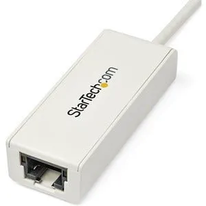 StarTech.com USB 3.0 to Gigabit Ethernet NIC Network Adapter - White - USB - 1 Port(s) - 1 x Network (RJ-45) - Twisted Pair - 10/100/1000Base-T - TAA Compliant