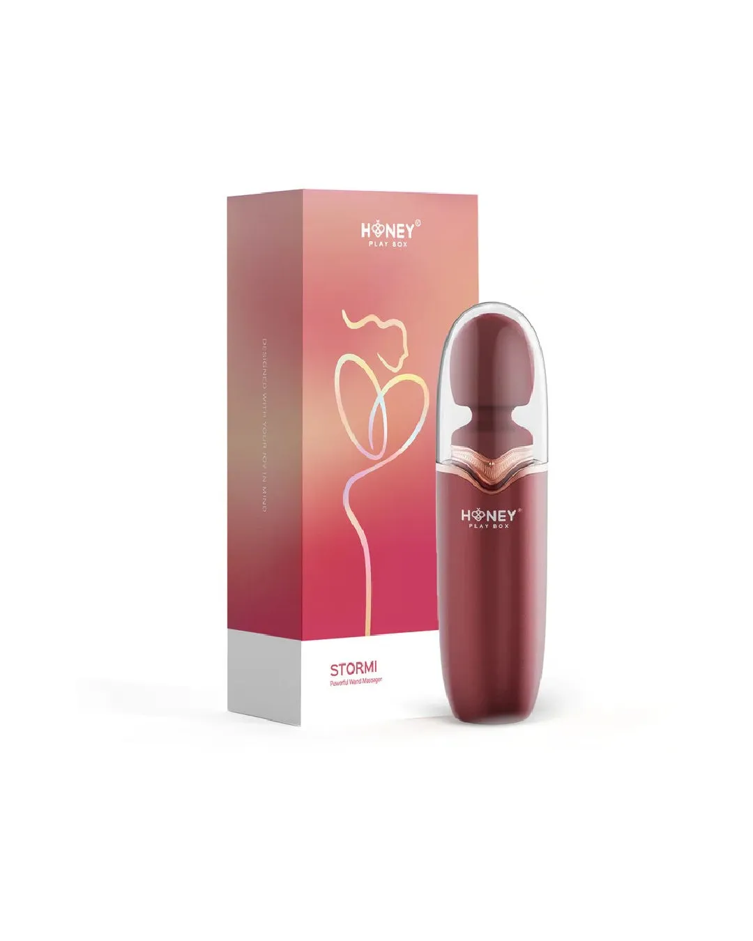 Stormi Powerful Heating Wand Vibrator with Charging Case