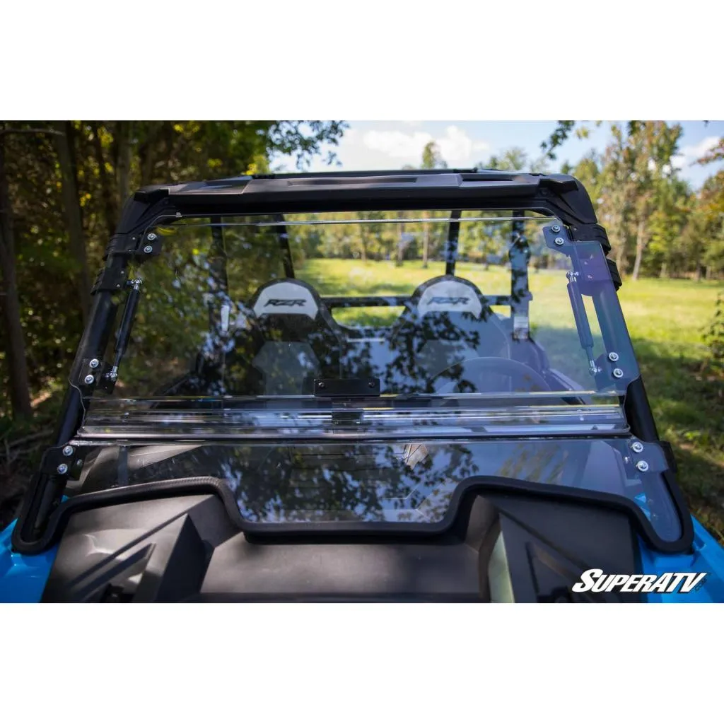 SuperATV 2014  Polaris RZR XP 1000 Scratch-Resistant Clear Flip Windshield