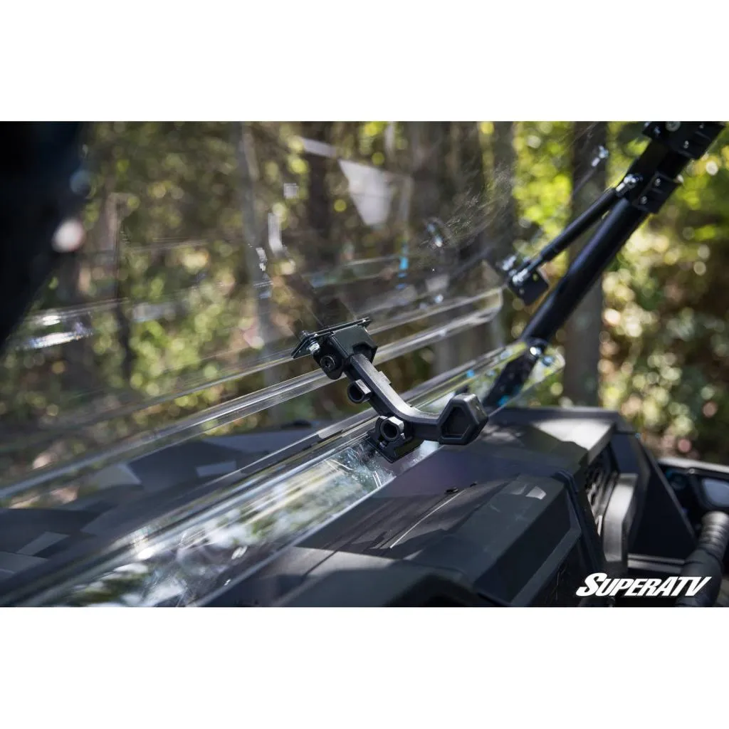 SuperATV 2014  Polaris RZR XP 1000 Scratch-Resistant Clear Flip Windshield