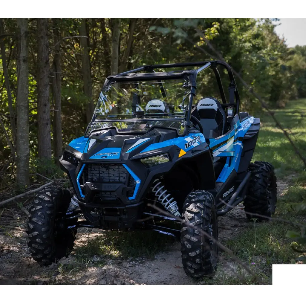 SuperATV 2014  Polaris RZR XP 1000 Scratch-Resistant Clear Flip Windshield