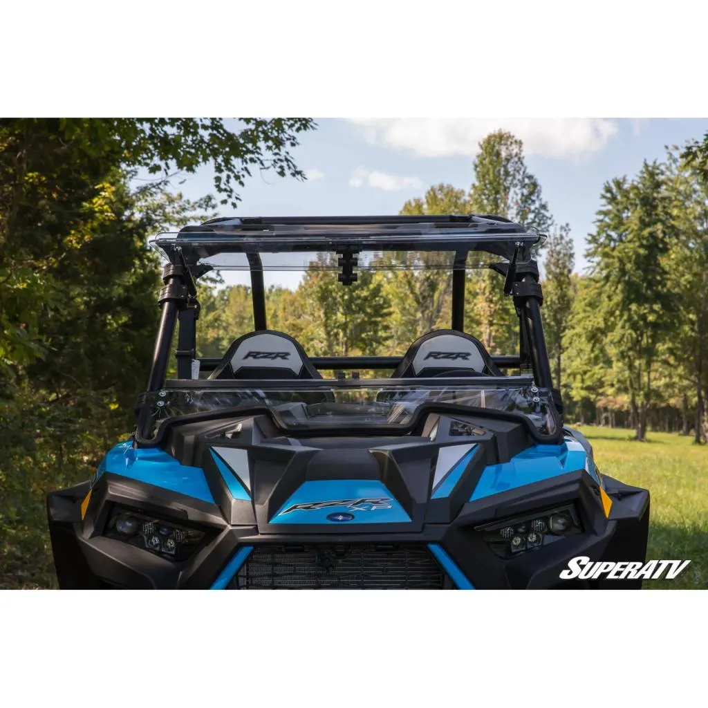 SuperATV 2014  Polaris RZR XP 1000 Scratch-Resistant Clear Flip Windshield