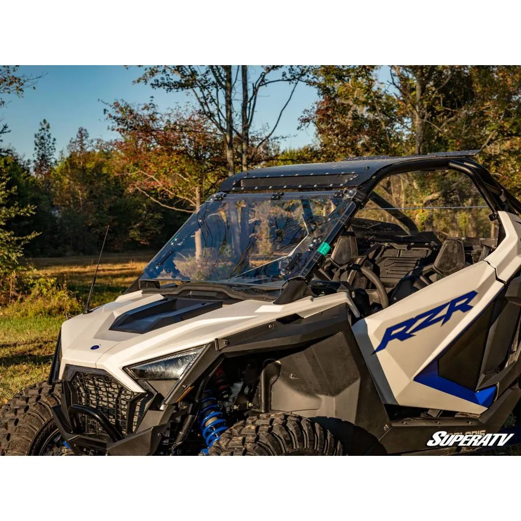 SuperATV 2020  Polaris RZR Pro XP Scratch-Resistant Flip Windshield