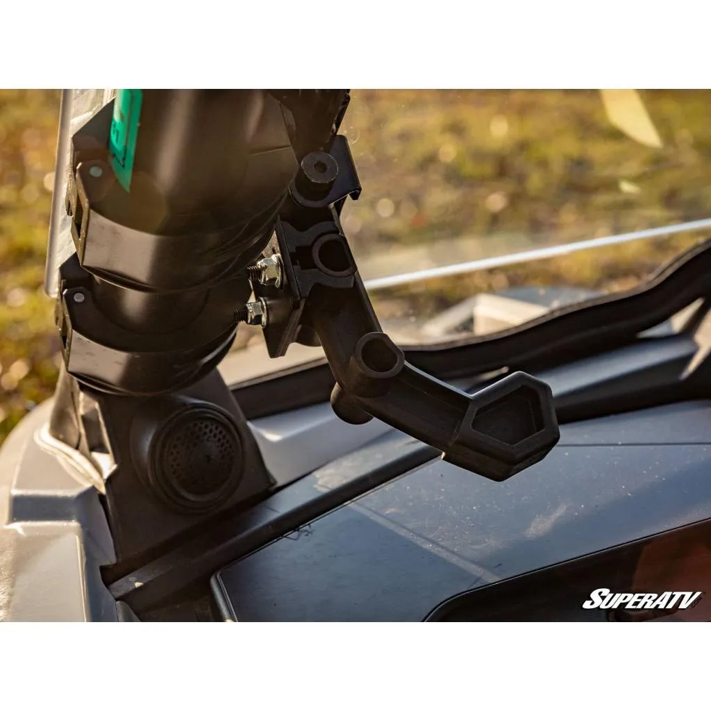 SuperATV 2020  Polaris RZR Pro XP Scratch-Resistant Flip Windshield