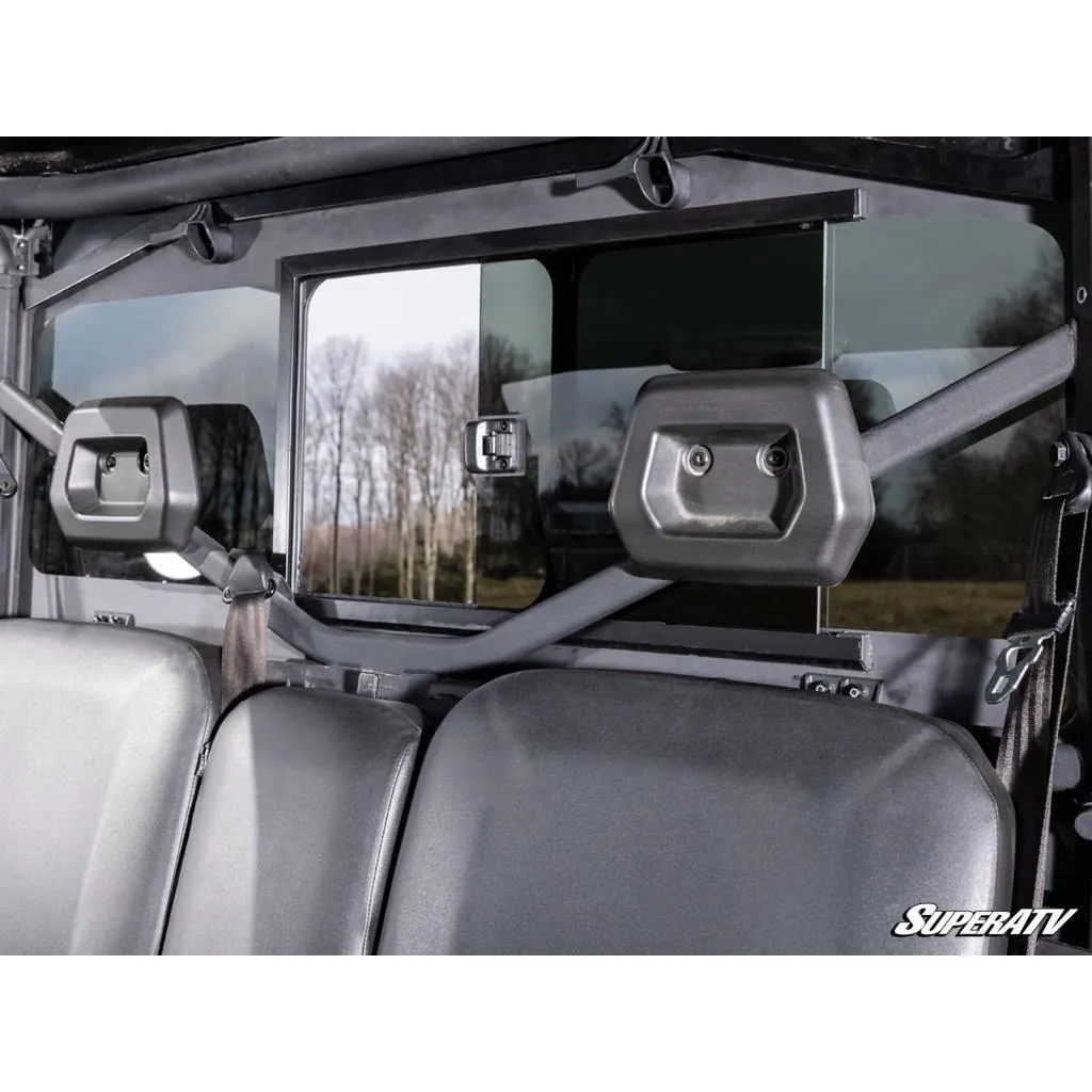 SuperATV Can-Am Defender Glass Sliding Rear Windshield