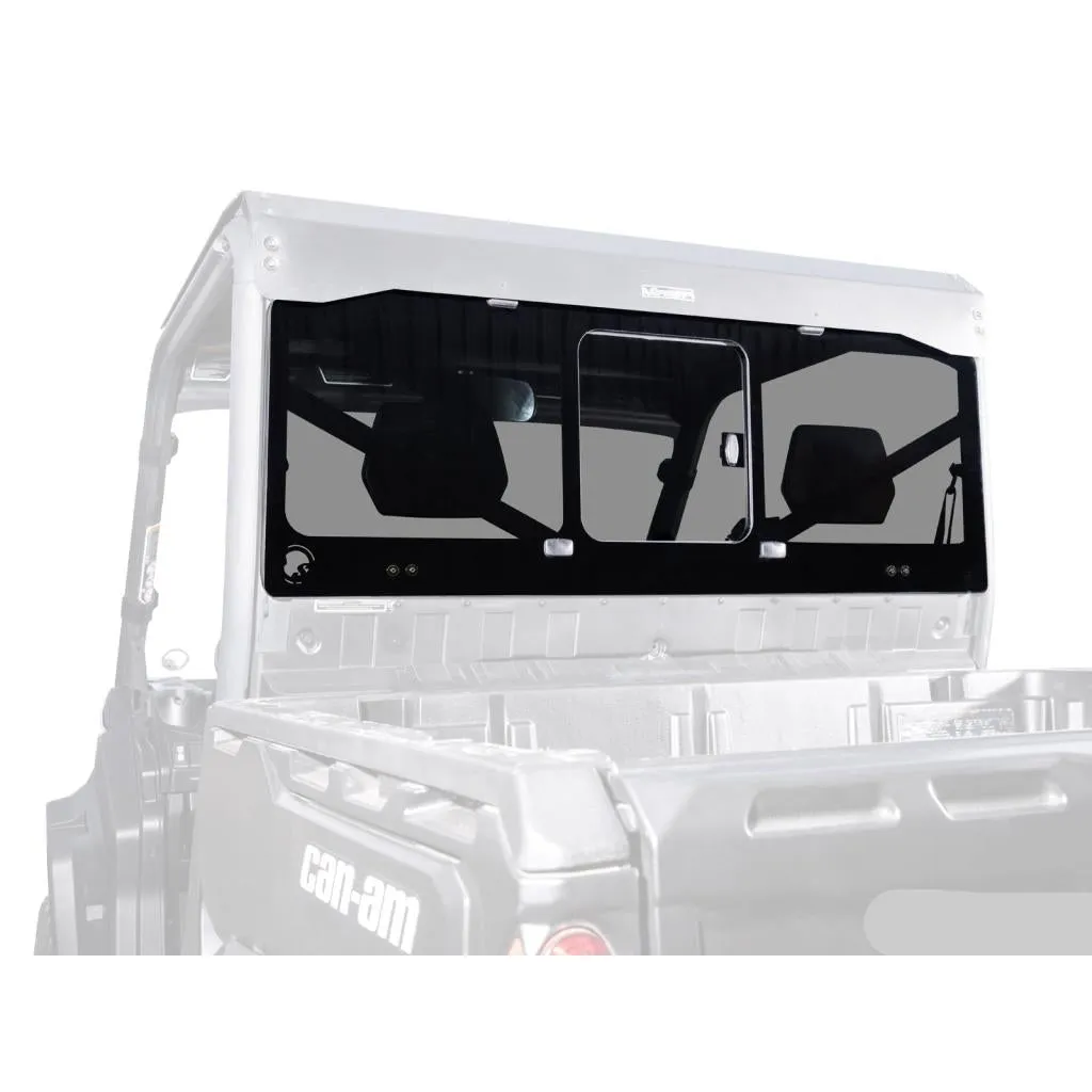 SuperATV Can-Am Defender Glass Sliding Rear Windshield