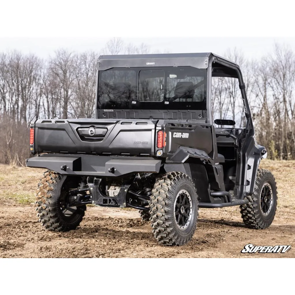 SuperATV Can-Am Defender Glass Sliding Rear Windshield