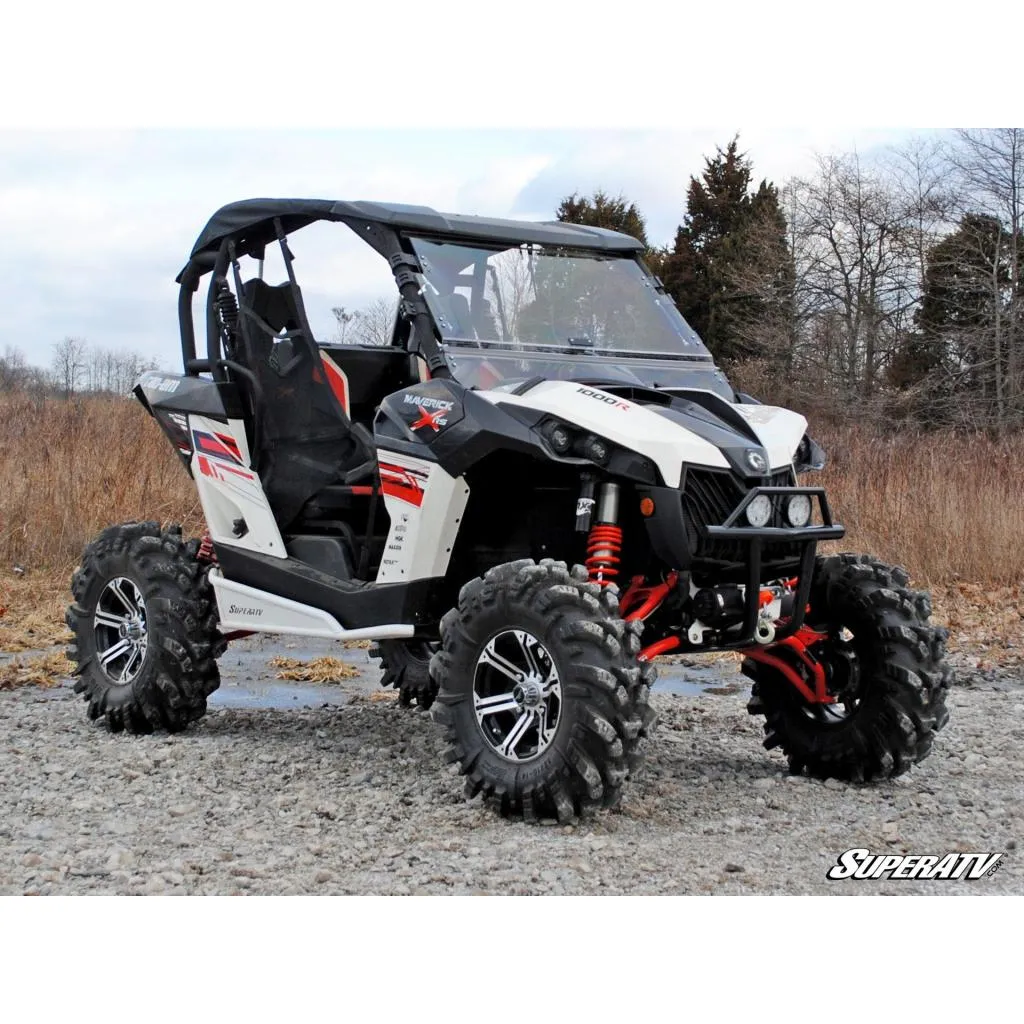 SuperATV Can-Am Maverick Scratch Resistant Flip Windshield