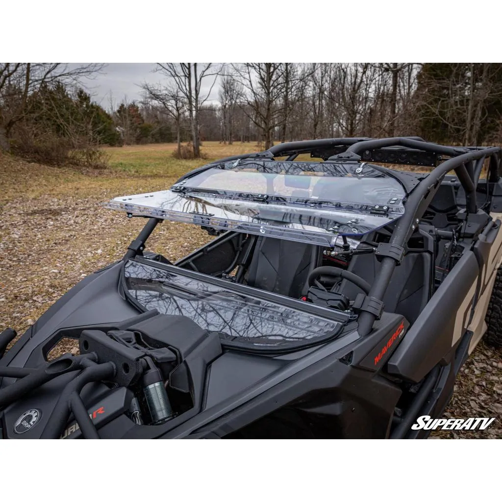 SuperATV Can-Am Maverick X3 Flip Windshield