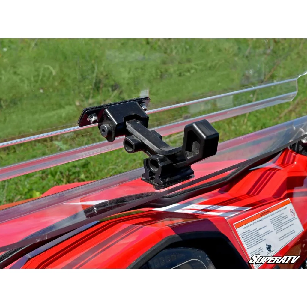 SuperATV CFMOTO ZForce Scratch Resistant Flip Windshield