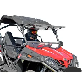 SuperATV CFMOTO ZForce Scratch Resistant Flip Windshield