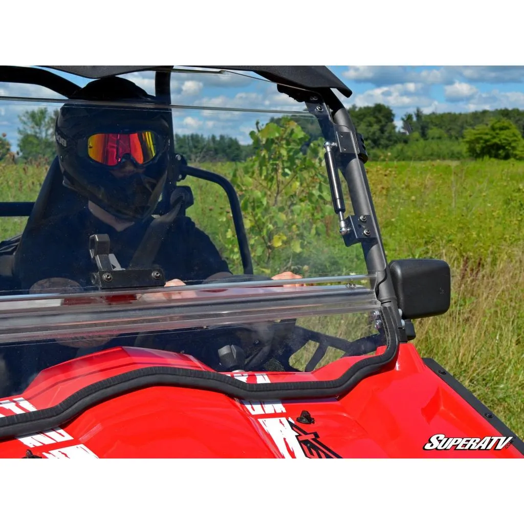 SuperATV CFMOTO ZForce Scratch Resistant Flip Windshield