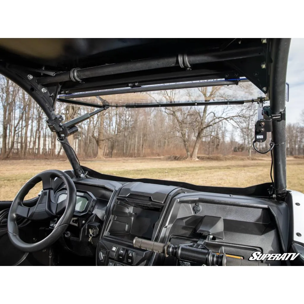 SuperATV Kawasaki Teryx KRX 1000 MaxDrive Power Flip Windshield