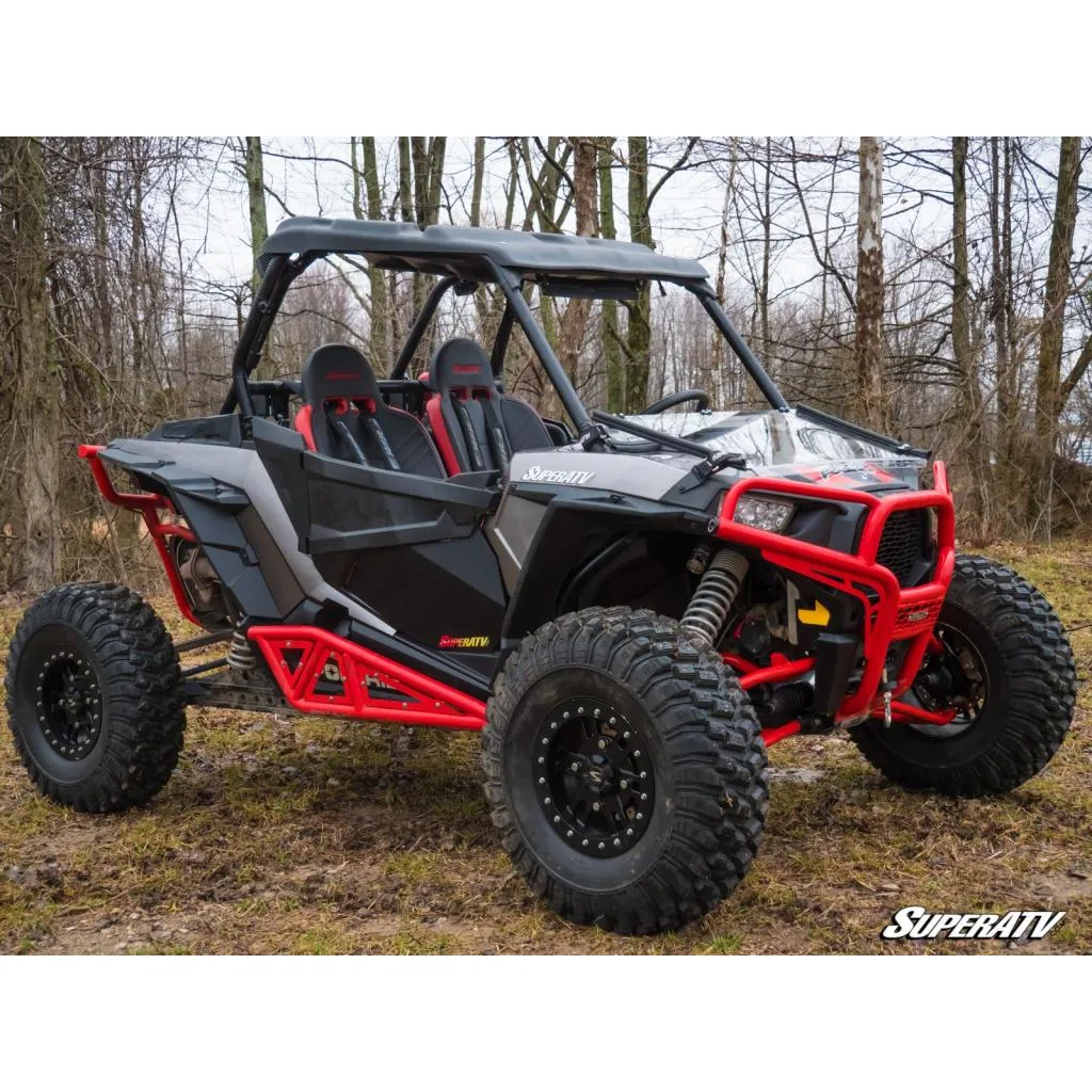 SuperATV Polaris RZR XP 1000 Scratch Resistant Flip Down Windshield