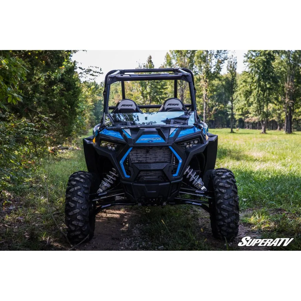 SuperATV Polaris RZR XP 1000 Scratch Resistant Flip Down Windshield