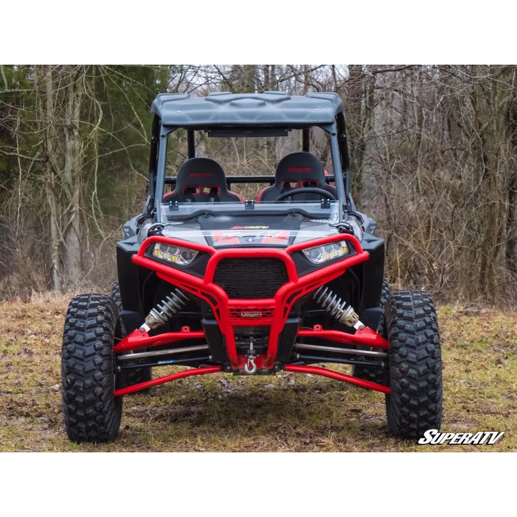 SuperATV Polaris RZR XP 1000 Scratch Resistant Flip Down Windshield