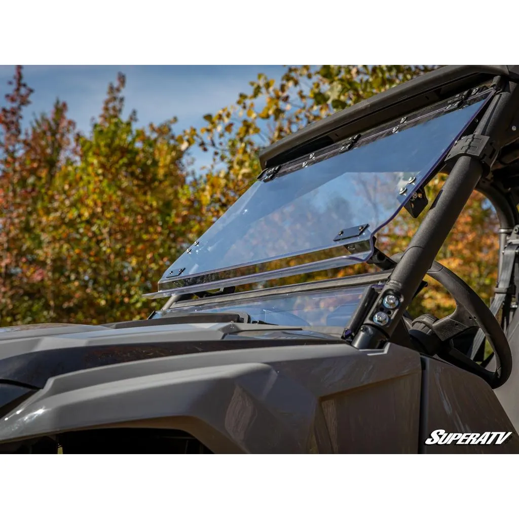 SuperATV Yamaha Wolverine RMAX Scratch Resistant Flip Windshield