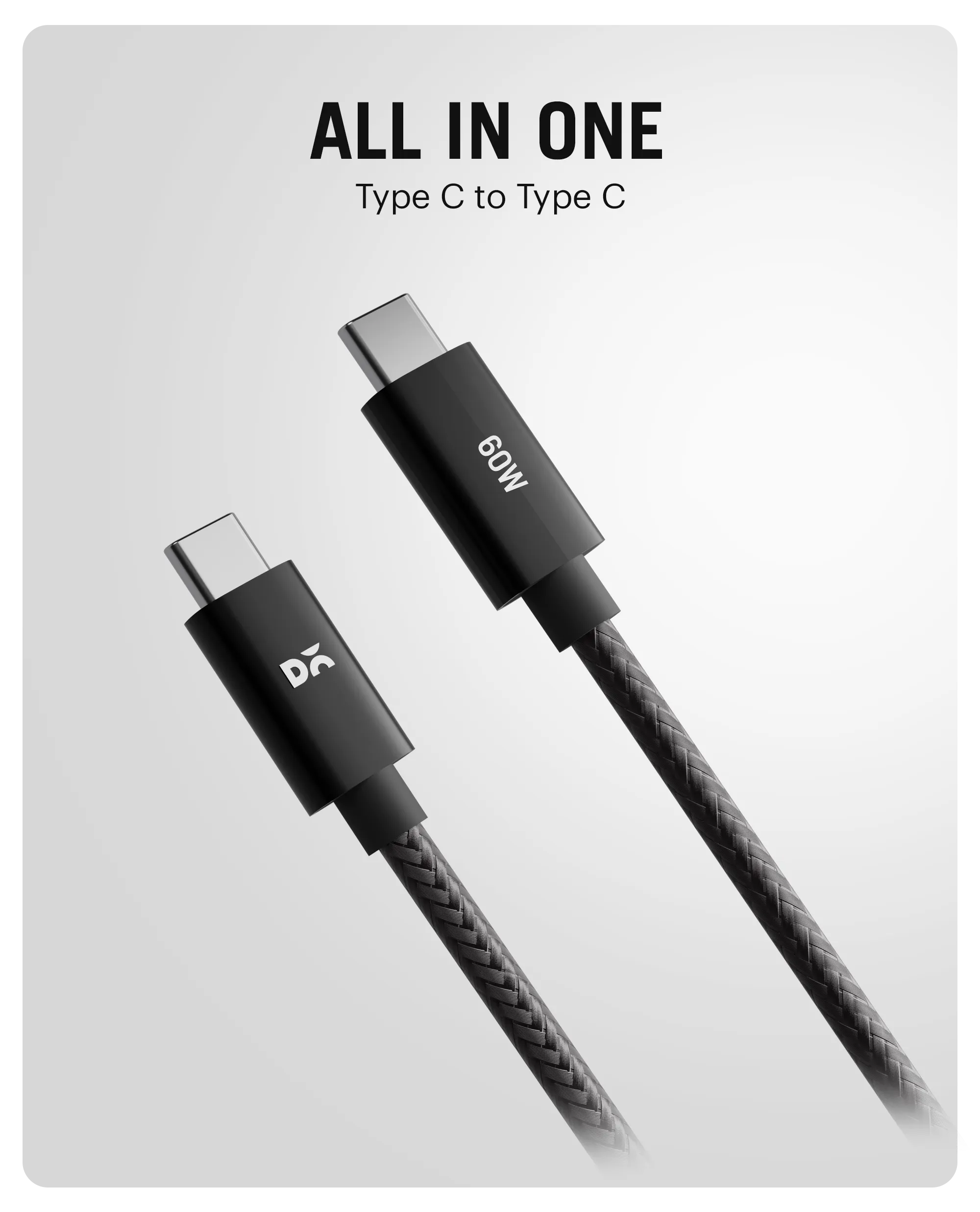 SURGE™ Kevlar Core USB-C 60W Charging Cable