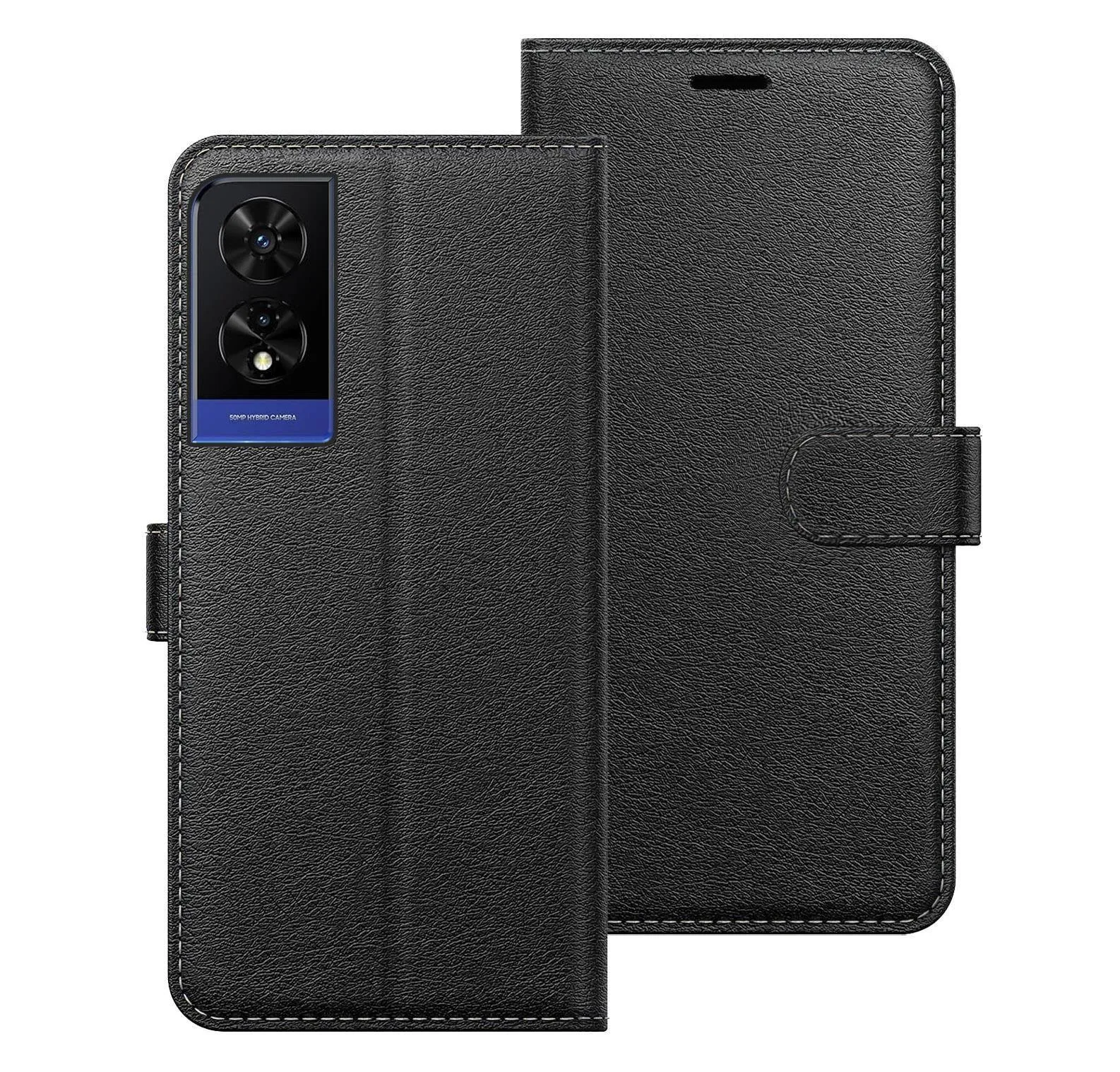 TCL 505 Case Cover Flip Folio Leather Wallet Credit Card Slot