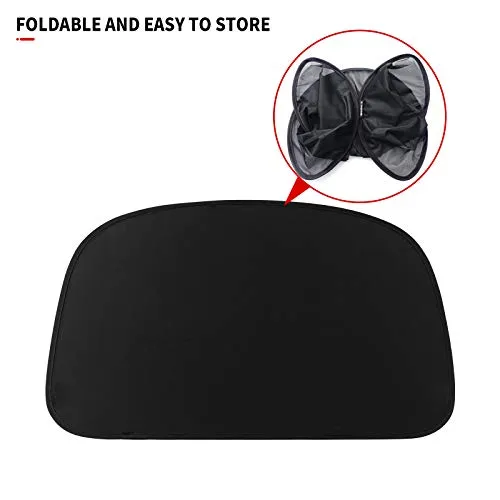 Tesla Model S Sun Shades Glass Roof Sunshade Sunroof Top Window Sunshade UV Rays Protection Foldable Upgrade for Tesla Model S Accessories 3 Pcs