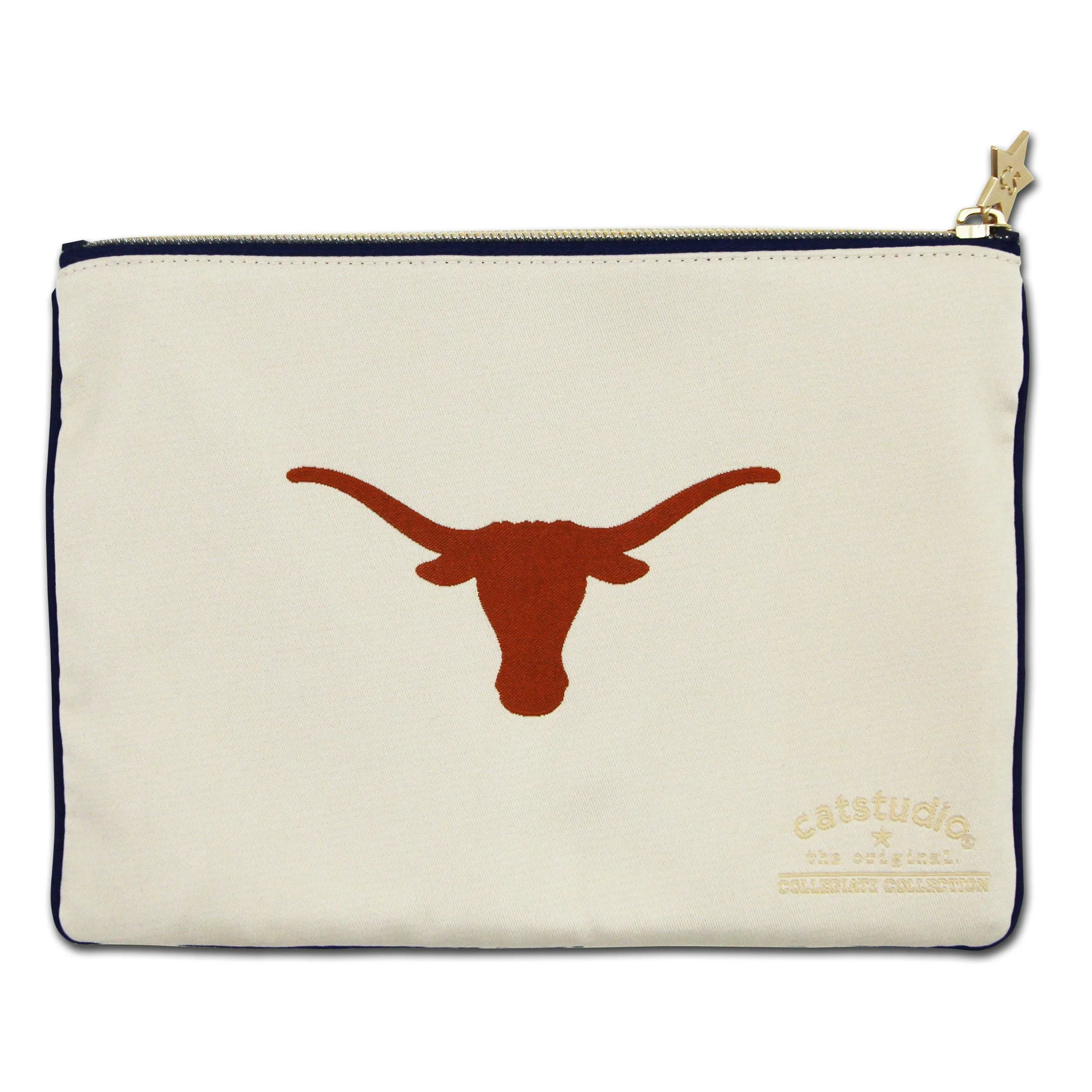 Texas, University of Collegiate Zip Pouch - Larger Size!