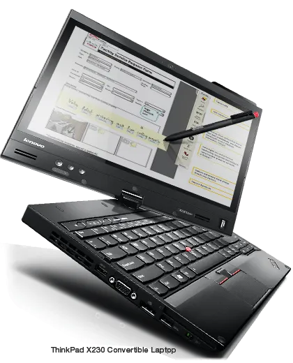 ThinkPad x230t (Lenovo) | 12" Tablet/Laptop 2in1 | Intel Core i5-3320m @ 2.6GHz, 8GB RAM, 128GB SSD | Full Finger touchscreen and digitizer pen, Grade A (Certified Refurbished) - Windows 10 Pro - 1 Year Warranty