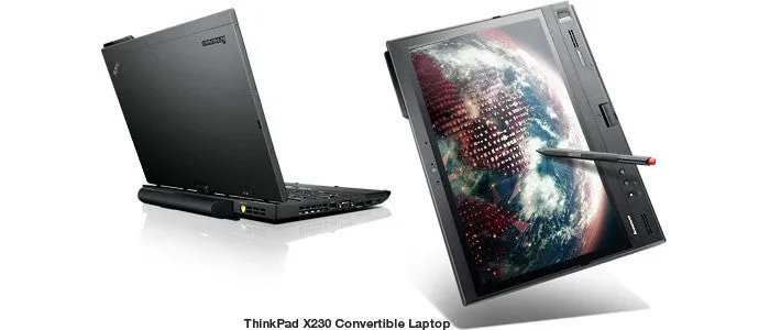 ThinkPad x230t (Lenovo) | 12" Tablet/Laptop 2in1 | Intel Core i5-3320m @ 2.6GHz, 8GB RAM, 128GB SSD | Full Finger touchscreen and digitizer pen, Grade A (Certified Refurbished) - Windows 10 Pro - 1 Year Warranty