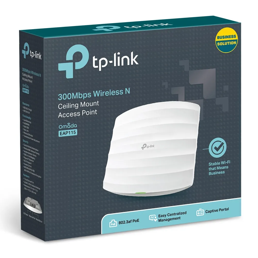 Tp-Link 300Mbps Wireless N Ceiling Mount Access Point