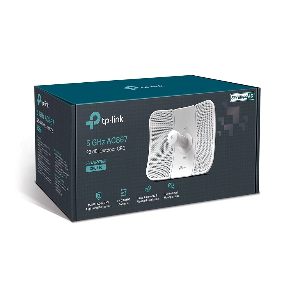 Tp-Link Cpe710 Wireless Access Point 867 Mbit/S White Power Over Ethernet (Poe)