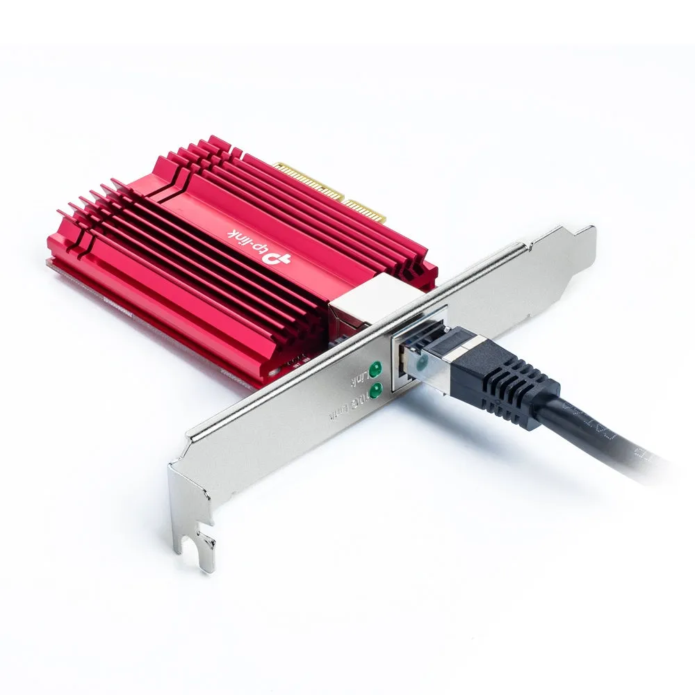 Tp-Link Tx401 - V1 - Network Adapter - Pcie 3.0 X4 Low Profile - 1/2.5/5/10Gbase-T X 1