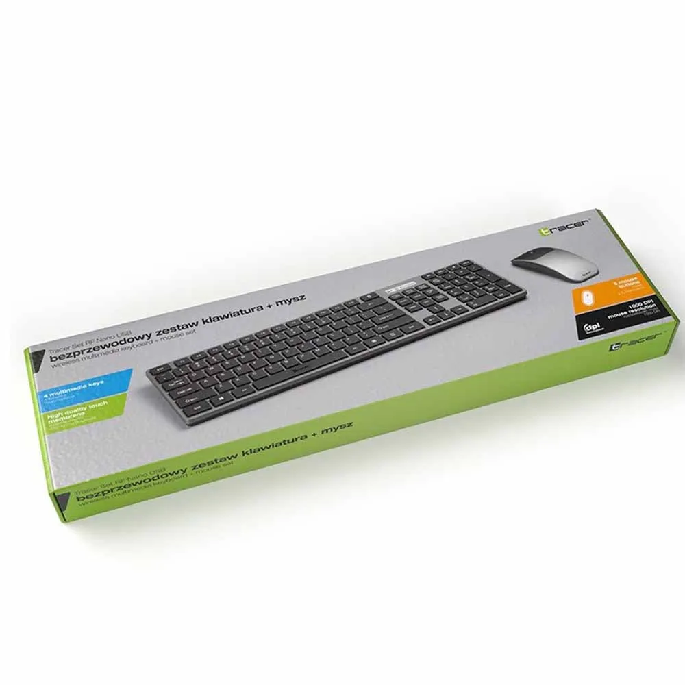 Tracer Wireless Keyboard SET RF Nano