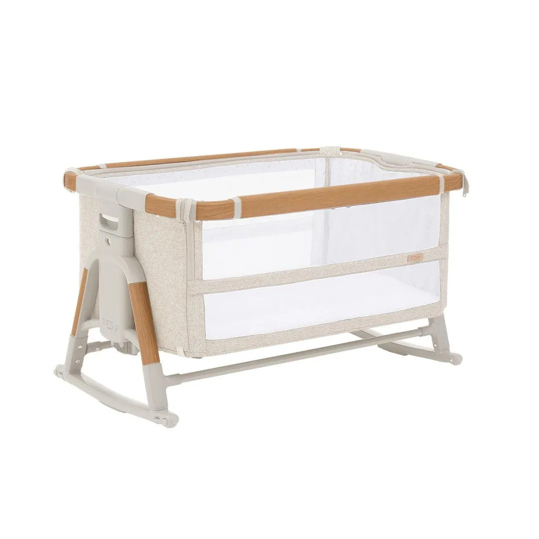 Tutti Bambini CoZee XL Bassinet Accessory Pack Rocking Bars, Support Bars - Scandinavian Walnut