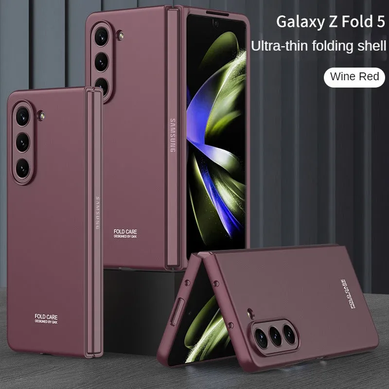 Ultra Thin Skin-friendly Matte Folding All Inclusive Shockproof Phone Case For Samsung Galaxy Z Fold 5