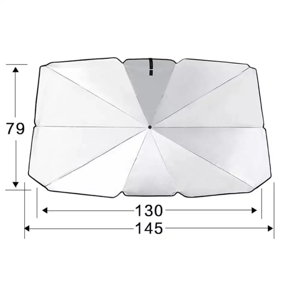 Umbrella Car Windshield, Foldable Car Windshield, Sun Shade Protector, Parasol Umbrella Front Window Sunshade, Interior Heat Insulation Car Sunshade, Sunscreen Heat Insulation Cloth