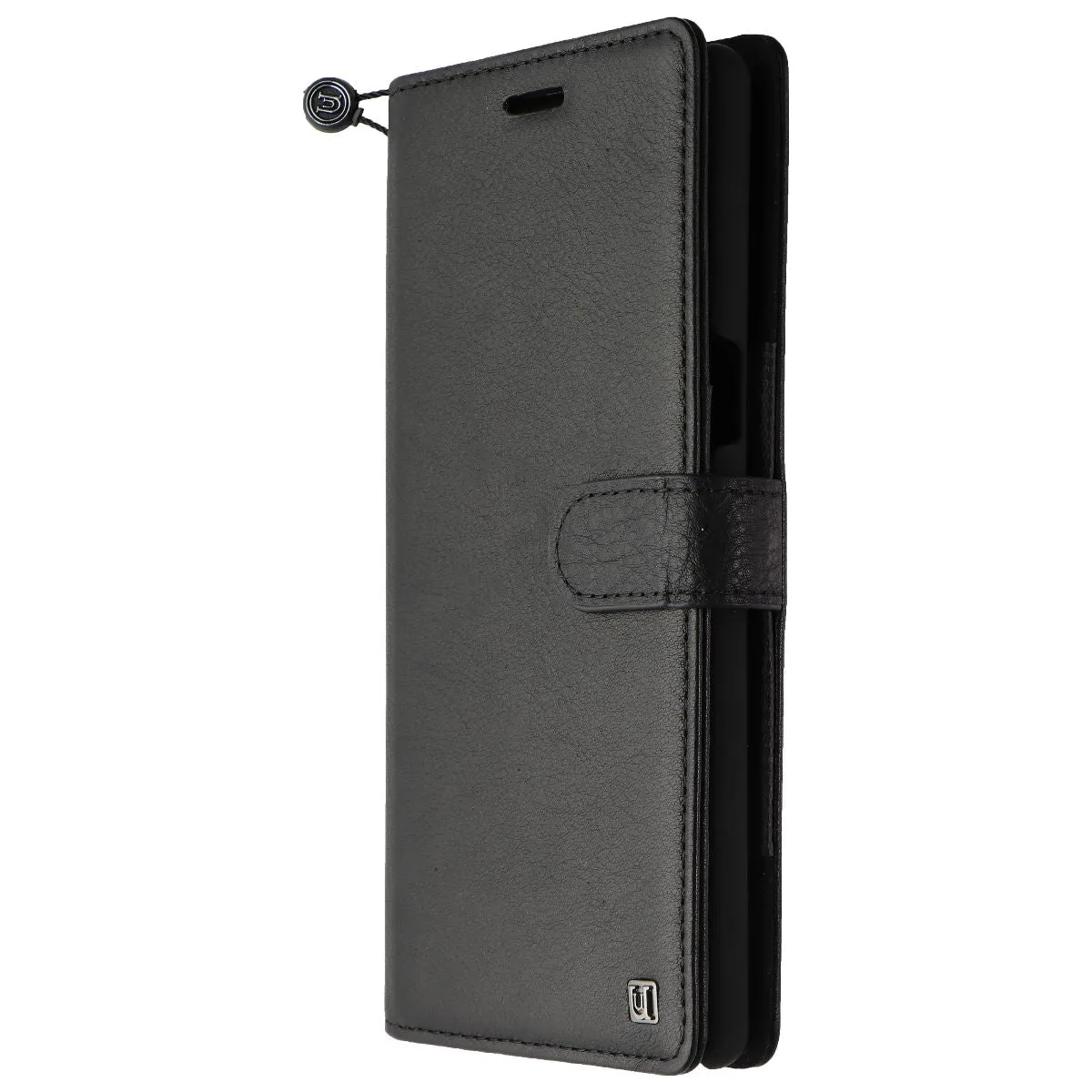 Unique London 2-in-1 Leather Folio   Case for Galaxy Note8 - Black