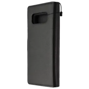 Unique London 2-in-1 Leather Folio   Case for Galaxy Note8 - Black