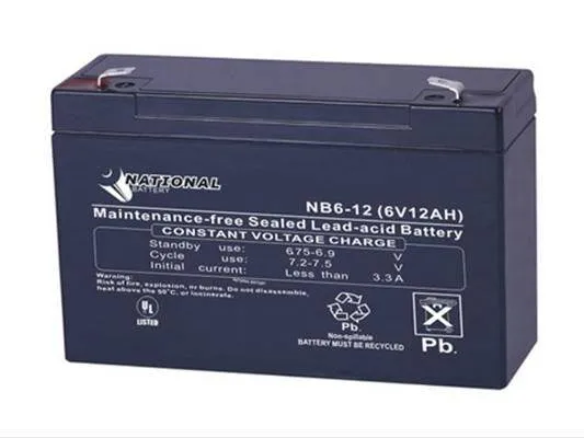 UPS - High Rate Series 6V 12AH T2 Battery